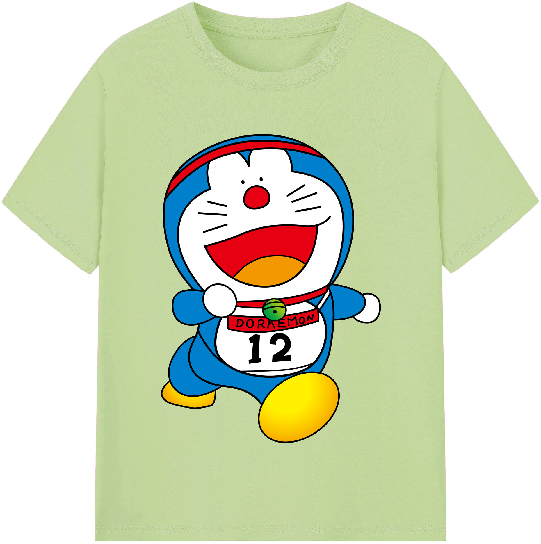 （画像用） ドラえもん Doraemon 綿100％半袖Tシャツ（フロントプリント）